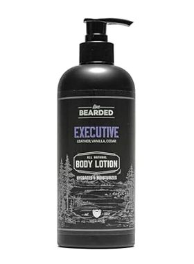 Live Bearded Premium Men's Body Lotion - All-Natural Hydr