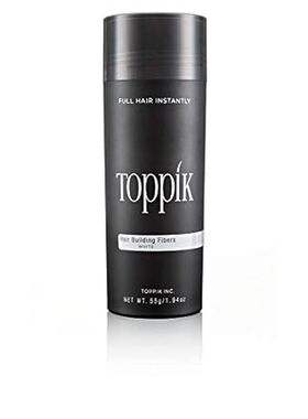 Toppik Hair Building Fibers， White， 55g | Fill In Fine or