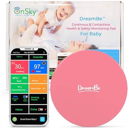 DreamBe-1 Contactless Smart Baby Breathing Monitor， Realt
