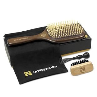 Hair Brush Growth Natural Scalp Wood Massaging 100% for