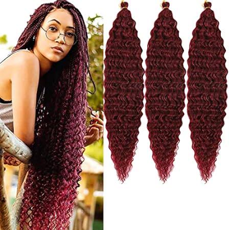 30 inch Ocean Wave Crochet Hair Deep Wave Twist Crochet H