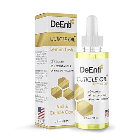 DeEnti Cuticle Oil， Jojoba Oil for Nails， 2oz Hydrating C