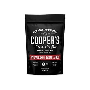 Rye Whiskey Barrel Aged Coffee， Medium Roast Ethiopian Be