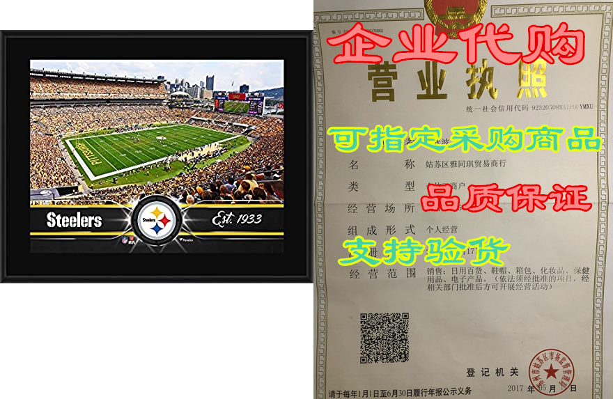 pittsburgh steelers 10.5 x 13 sublimated team plaque