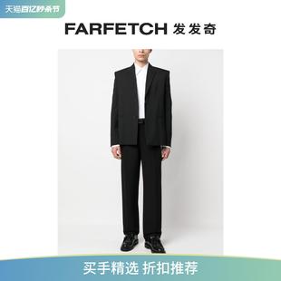 尖领棉衬衫 Dsquared2男士 FARFETCH发发奇