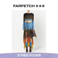 Etro女士logo刺绣开襟外套FARFETCH发发奇