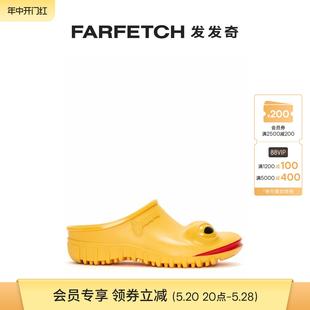 Anderson男女通用x FARFETCH发发奇 Wellipets Frog 圆头凉鞋