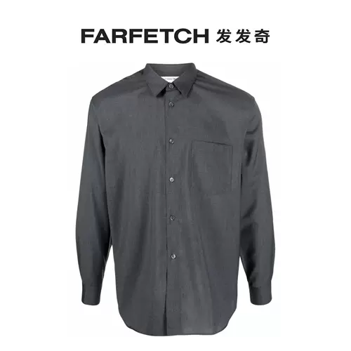 Comme Des Garcons Рубашка Мужская шерстяная рубашка с длинным рукавом FARFETCH