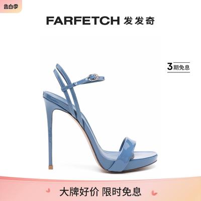 Le Silla女士Gwen 漆皮高跟凉鞋FARFETCH发发奇