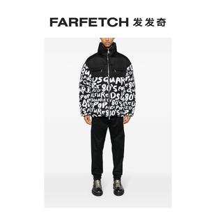 Dsquared2男士 Pop 双色填充夹克FARFETCH发发奇