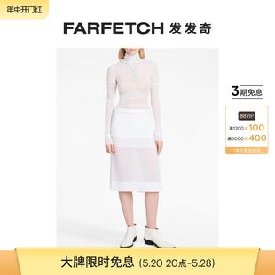 Sale Schouler女士半透明雪纺半身裙FARFETCH发发 Proenza Final