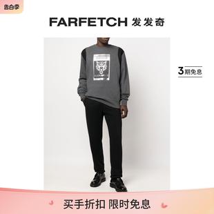 Plein Sale Sport男士 Final 虎头logo印花卫衣FARFETCH发发奇