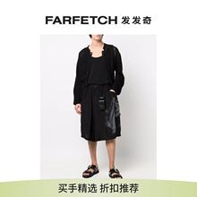 FARFETCH发发奇 图案印花丝绸短裤 Yohji Yamamoto男士