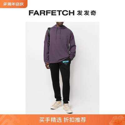 Moschino男士莫斯奇诺 logo运动裤FARFETCH发发奇