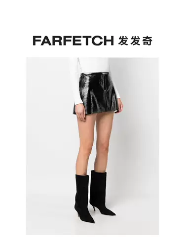 [Окончательная распродажа] Курсежские женские трапециевидные стерильные мини -юбки на основе виниловой виниловой