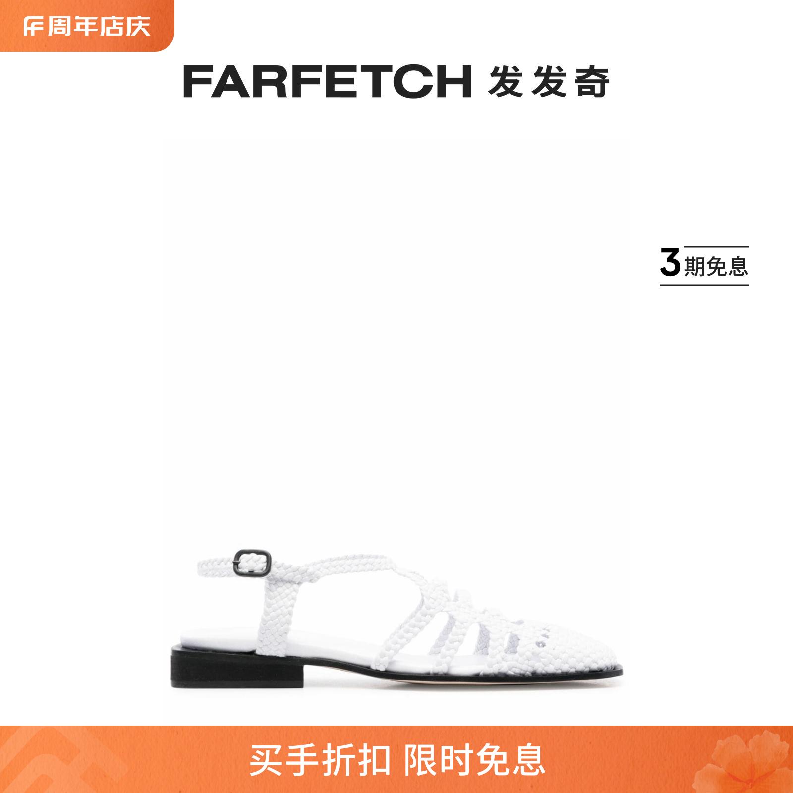 Hereu女士Barana皮质凉鞋FARFETCH发发奇