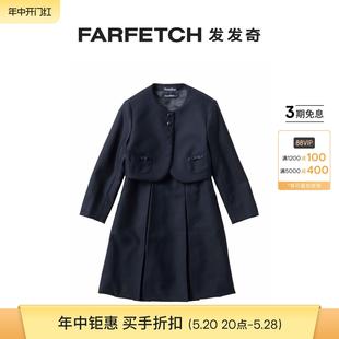 Familiar童装 夹克FARFETCH发发奇 西装 蝴蝶结细节短款