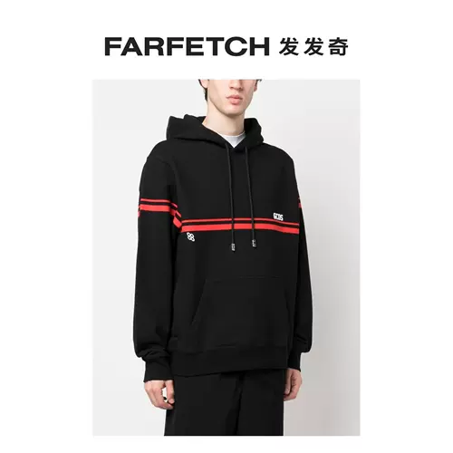 Мужское хлопковое худи Gcds в полоску FARFETCH