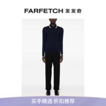 Kiton男士 FARFETCH发发奇 对比边饰polo衫