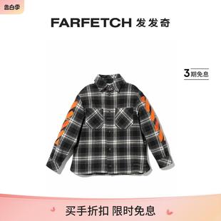 White FARFETCH发发奇 Kids童装 Sale Off Final 红色格纹衬衫