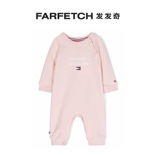 logo印花棉连体衣FARFETCH发发奇 Tommy Hilfiger童装