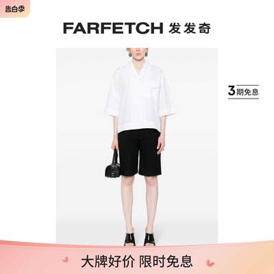 Sportmax女士Parole 棉衬衫FARFETCH发发奇