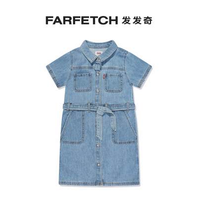 Levi'S李维斯童装束腰牛仔衬衫裙FARFETCH发发奇