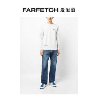 Aape男士标贴长袖棉T恤FARFETCH发发奇