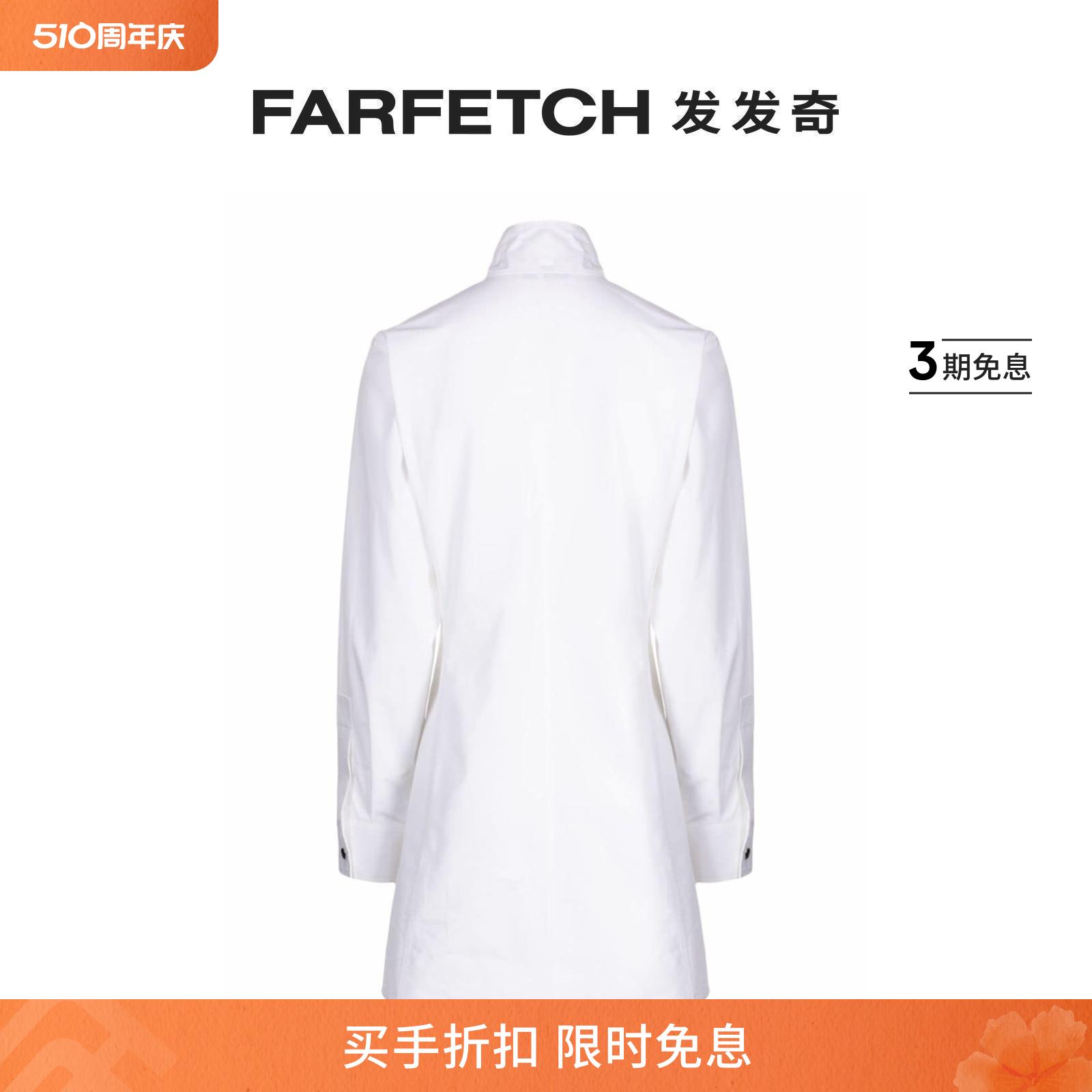 Ports 1961女士高领棉迷你连衣裙FARFETCH发发奇