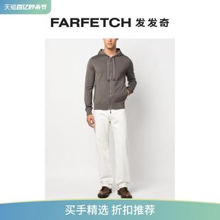 FARFETCH发发奇 Brioni男士 拉链连帽衫