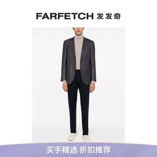 夹克FARFETCH发发奇 Canali男士 单排扣格纹西装