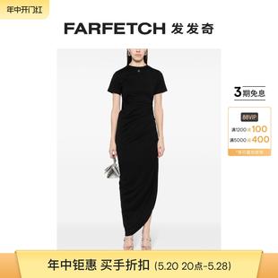 Giuseppe 连衣裙FARFETCH发发奇 Morabito女士垂坠超长T恤式