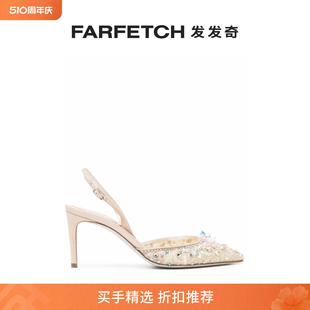 FARFETCH发发奇 皮质中跟鞋 Rene Caovilla女士Chandelier