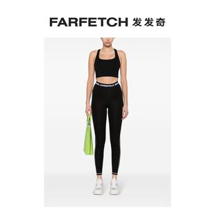 Karl FARFETCH发发奇 Lagerfeld女士logo腰边打底裤