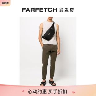 FARFETCH发发奇 Dsquared2男士 直筒露踝卡其裤