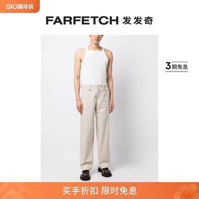 SYSTEM男士棉直筒长裤FARFETCH发发奇