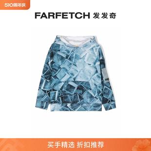 Sale Armani阿玛尼童装 照片印花棉质连帽衫 FARFE Final Emporio