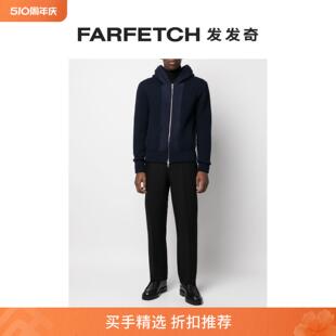 FARFETCH发发奇 针织拉链连帽衫 Armani阿玛尼男士 Giorgio