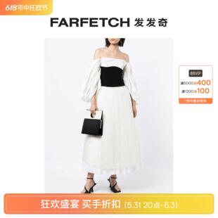 Final Sale Khaite女士Luca A字中长半身裙FARFETCH发发奇