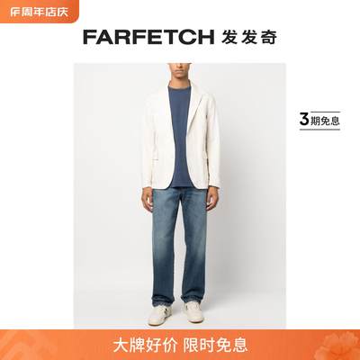 Polo Ralph Lauren男士单排扣棉西装夹克FARFETCH发发奇