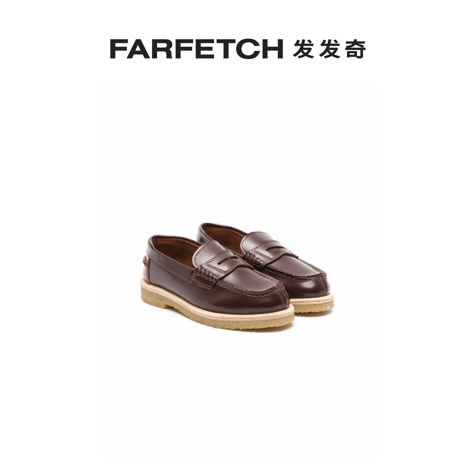 Pepe童装皮质经典乐福鞋FARFETCH发发奇