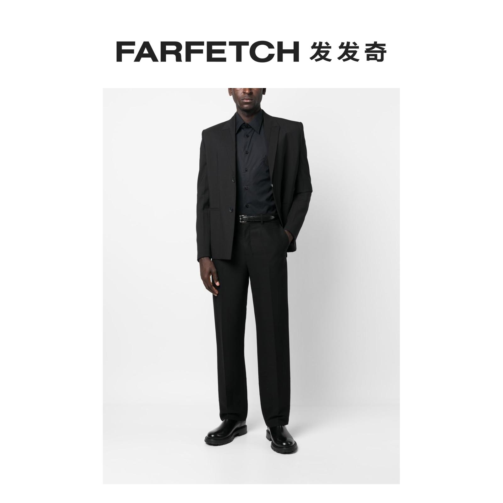 [Final Sale]Billionaire男士logo刺绣长袖衬衫FARFETCH发发奇