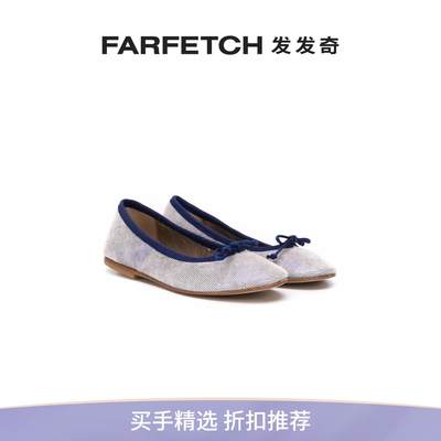 Pepe童装蝴蝶结饰芭蕾舞平底鞋FARFETCH发发奇