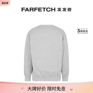 Supreme男女通用方块logo圆领卫衣 FARFETCH发发奇