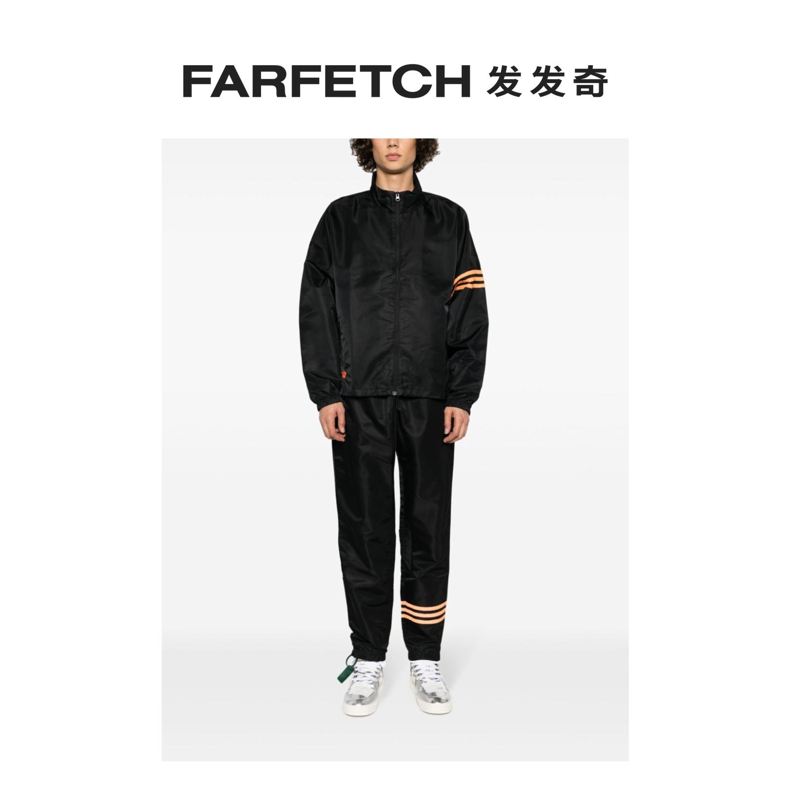 Adidas阿迪达斯男士三叶草logo条纹运动裤FARFETCH发发奇