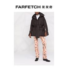 Khrisjoy女士束腰羽绒蓬松夹克 FARFETCH发发奇