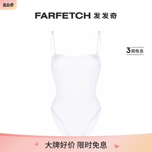 FARFETCH发发奇 Wardrobe.Nyc女士方领吊带连体泳衣