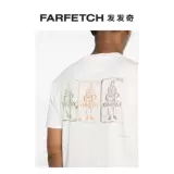 C.P. Компания Мужская логотип печатает хлопковая края T -Fair