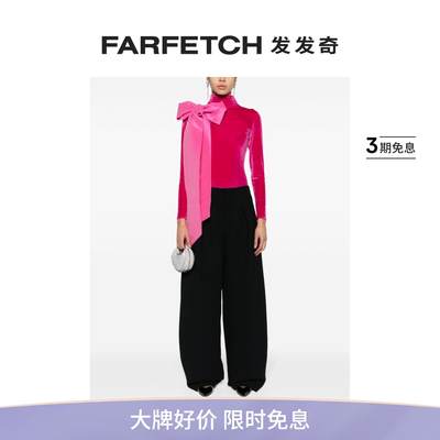 Atu Body Couture女士饰带细节丝绒连体紧身衣FARFETCH发发奇