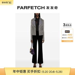 Tom Final Sale Ford女士系带领乔其纱上衣FARFETCH发发奇